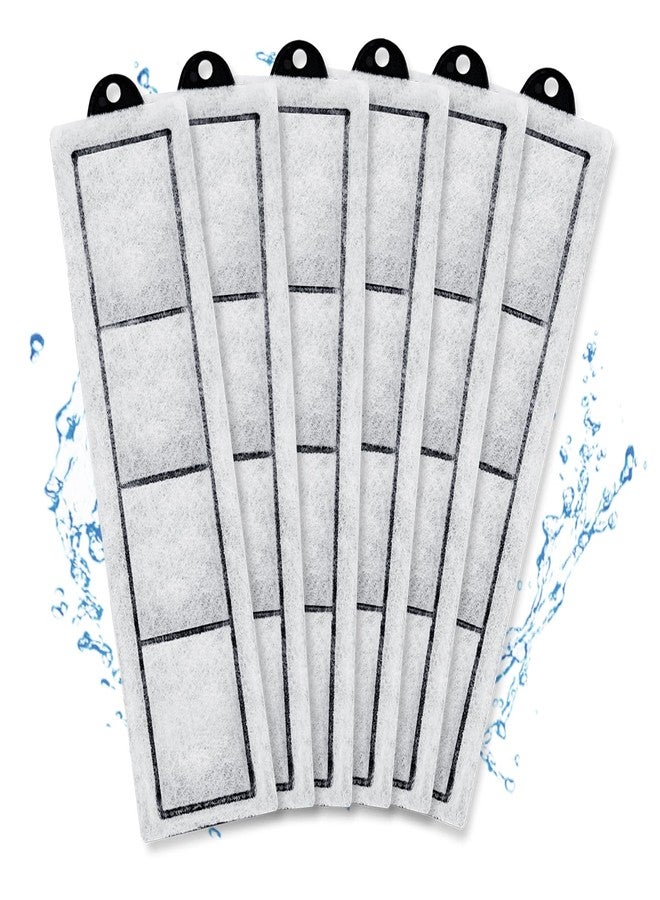 driamor 6 Pack RF-S Filter Cartridges Compatible with Retreat RF-S Filter, Aquarium Filter Cartridges Refill for Desktop Aquariums with Small Retreat Filters - Image 1
